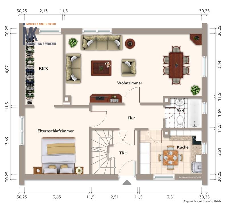 Erdgeschoss Einfamilienhaus Bruchhausen-Vilsen