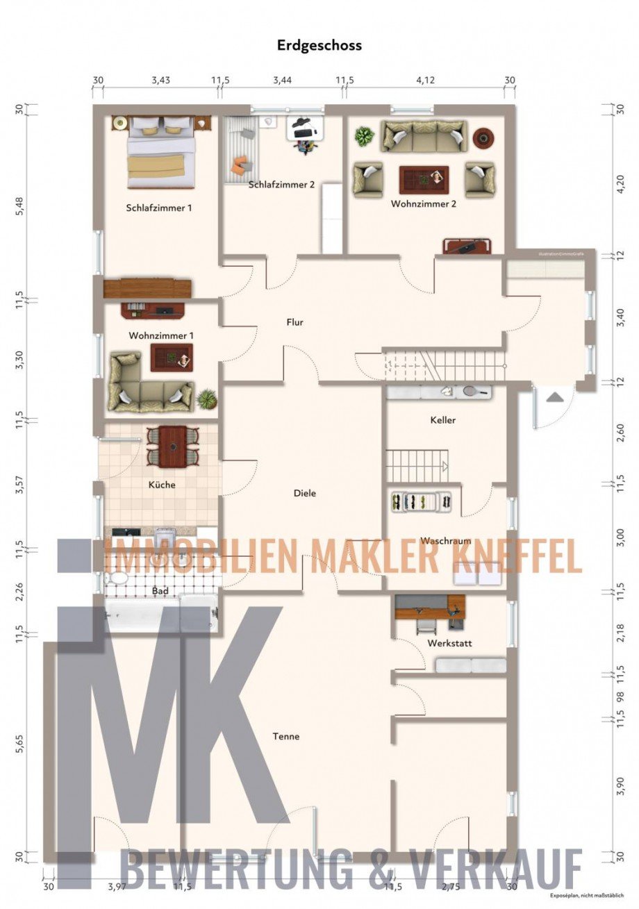 Erdgeschoss Zweifamilienhaus Syke