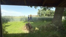 Fensterblick Saunahaus +++ RESERVIERT+++ Resthof  in  Alleinlage bei Syke zu verkaufen