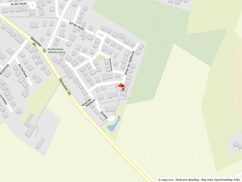 Lageplan Einfamilienhaus Ganderkesee