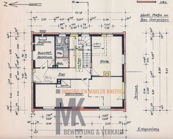Grundriss EG Einfamilienhaus Syke