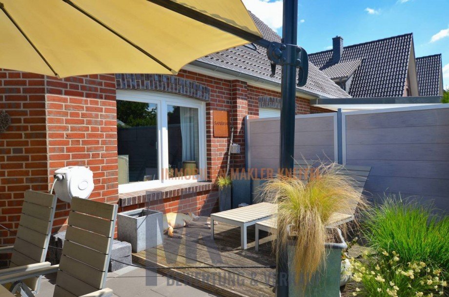 Terrasse Doppelhaush�lfte Ganderkesee