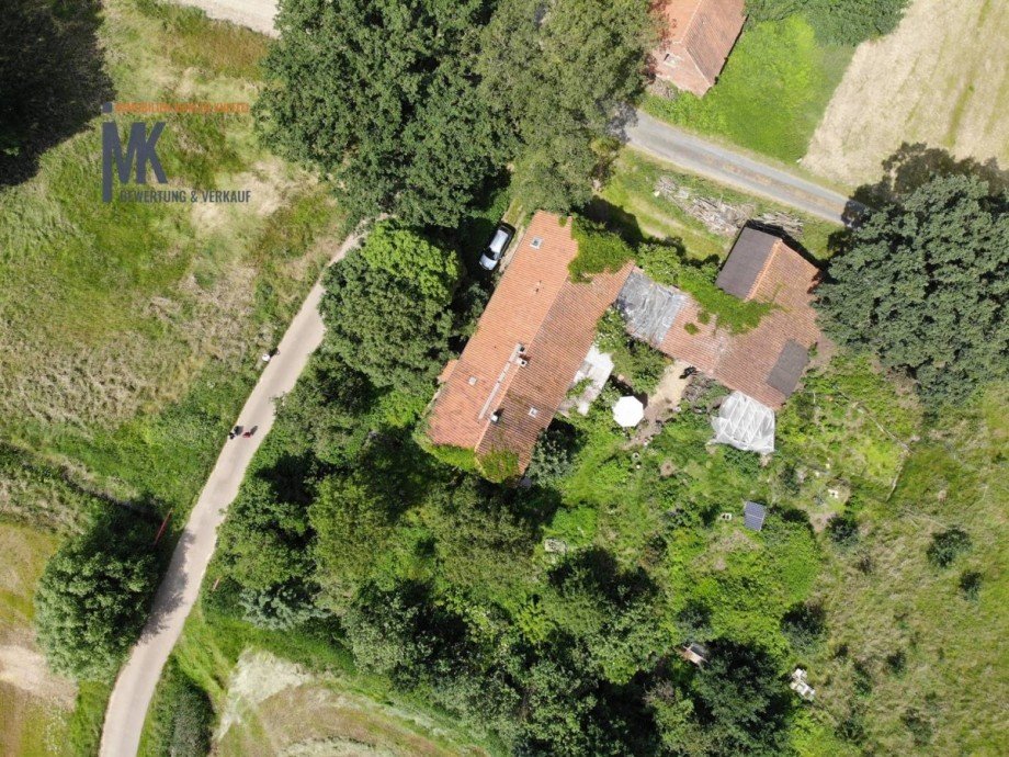 Luftbild 2 Einfamilienhaus Ha�bergen