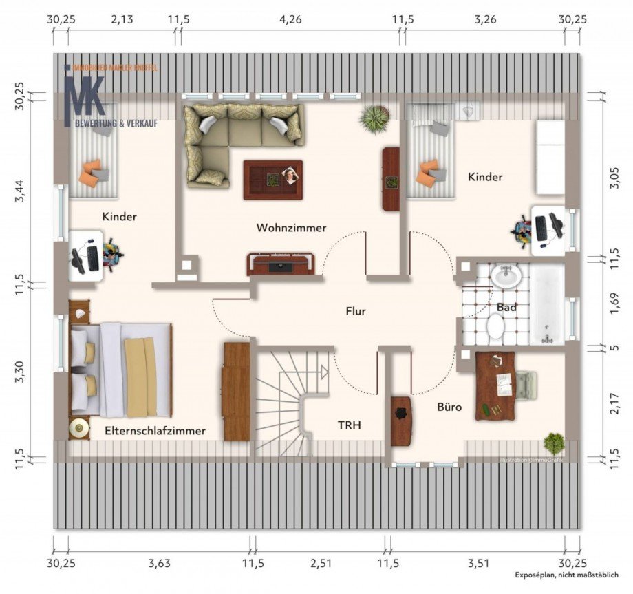Obergeschoss Einfamilienhaus Bruchhausen-Vilsen