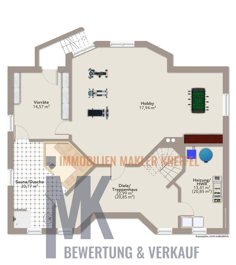 Untergeschoss Resthof Ostereistedt