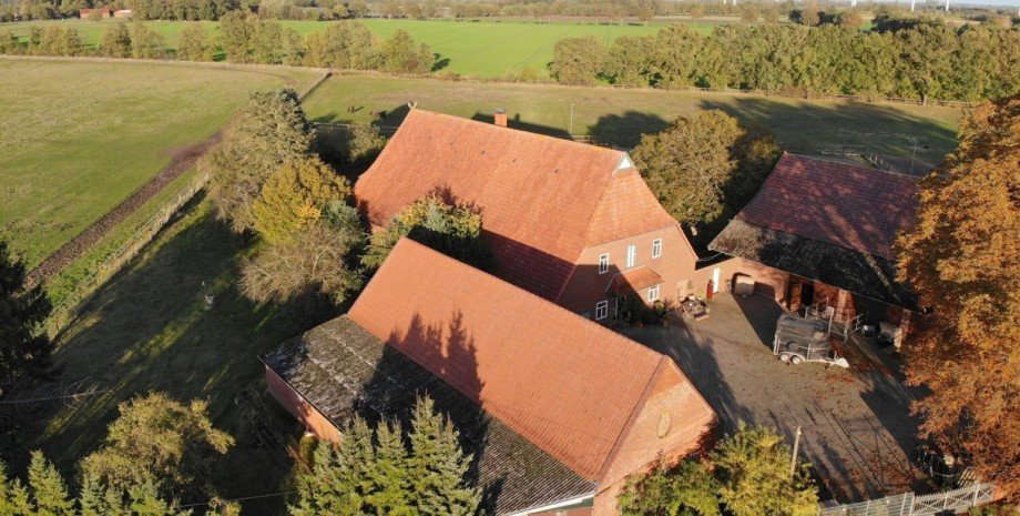 Luftbild Einfamilienhaus Martfeld