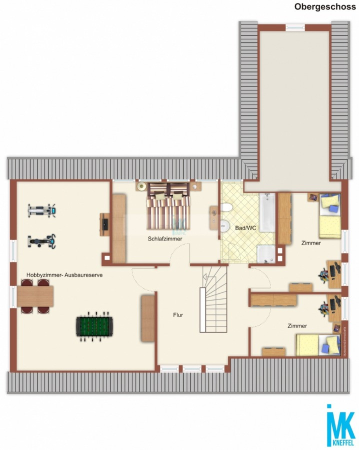 Grundriss Obergeschoss Einfamilienhaus Bruchhausen-Vilsen