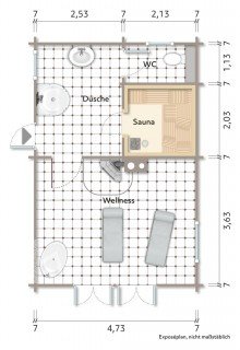 Sauna: G�stehaus Grundriss +++ RESERVIERT+++ Resthof  in  Alleinlage bei Syke zu verkaufen