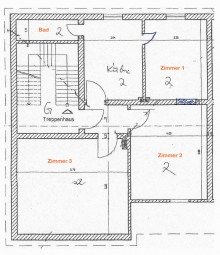 OG Grundriss Rehburg-Loccum 3 Familienhaus + Bauplatz zu verkaufen