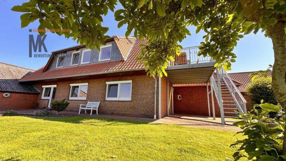 R�ckseite m. Balkon Zweifamilienhaus Verden (Aller) / Dauelsen