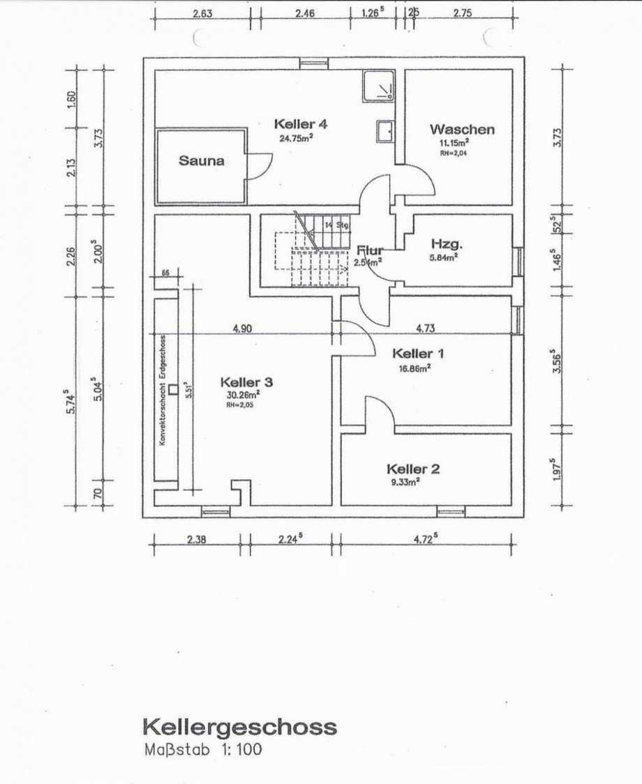 Grundriss Keller Einfamilienhaus Tarmstedt