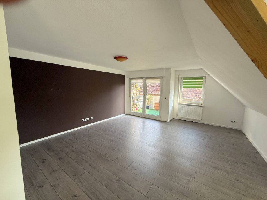 Wohnzimmer Dachgeschosswohnung Syke