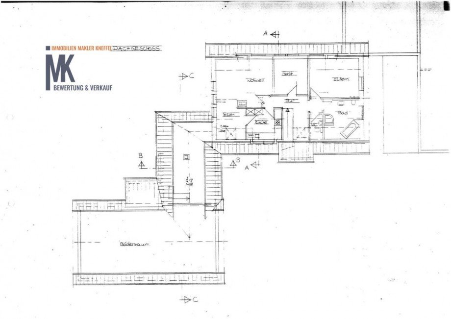 Grundriss DG Zweifamilienhaus Verden (Aller) / Dauelsen