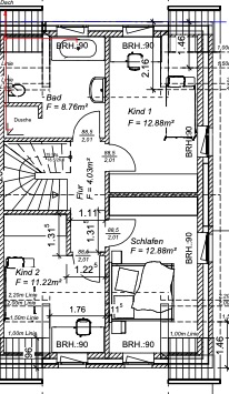 Grundriss OG   Kopie +++VERKAUFT+++PROVISIONSFREI Neubau inkl. K�che und Malerarbeiten- Aufschliessen- Einziehen- Fertig