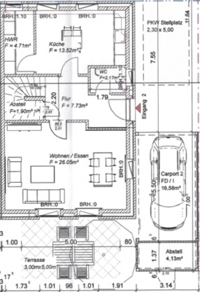 Grundriss EG Kopie Doppelhaush�lfte Schwarme