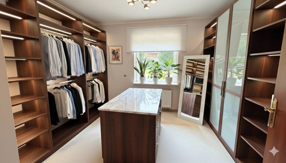 Homeoffice/ Gast KI begehbarer Kleiderschrank Einfamilienhaus Syke