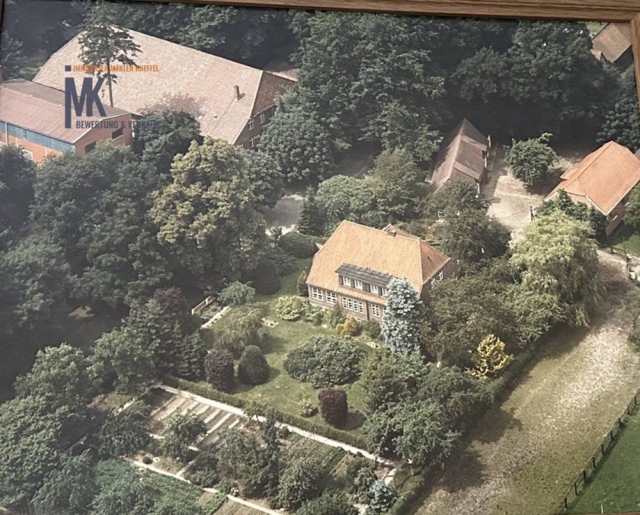 Luftbild alt Einfamilienhaus Bassum