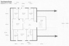 Grundriss OG Resthof + 1 ha Land zu verkaufen