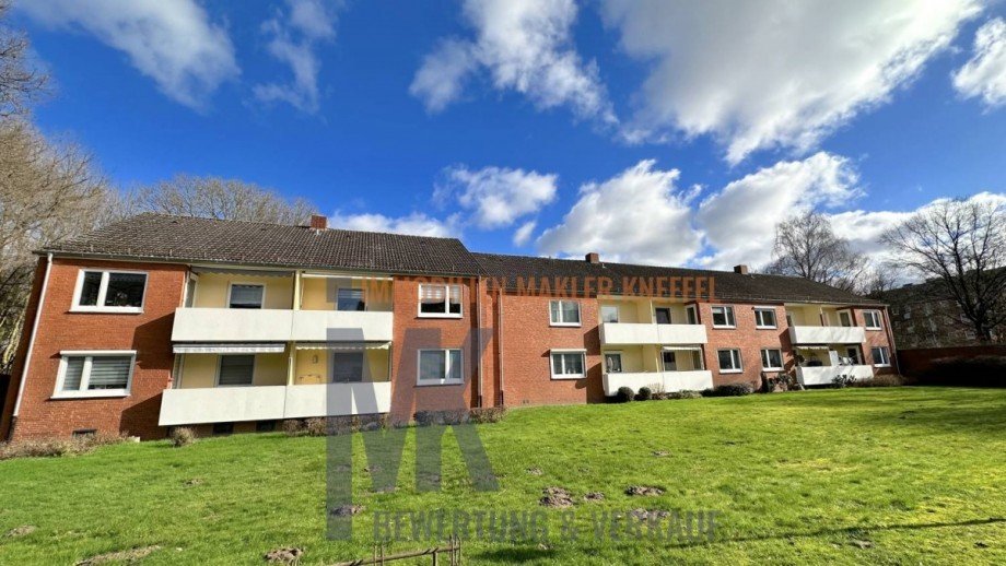 R�ck-Balkonseite Etagenwohnung Bremen